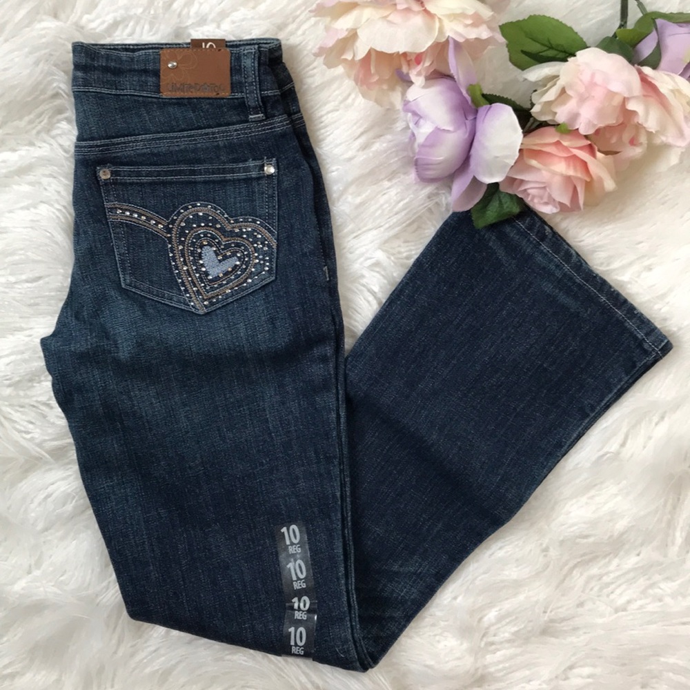 Girls Limited Too Rhinestone Jeans